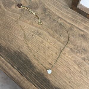 Gold Kate Spade CZ Necklace